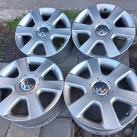 4 бр. Алуминиеви Джанти за VW 16ки 5x112 6.5J ET50 , снимка 1 - Гуми и джанти - 36630221