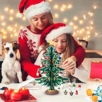 Нов Коледен Адвент Календар  Дърво и Украшения 2023 Подарък дом Елха Коледа, снимка 5 - Други стоки за дома - 43267188