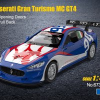 Метална количка Maserati GranTurismo MC GT4, MSZ Код: 202122/202123, снимка 1 - Коли, камиони, мотори, писти - 34579341