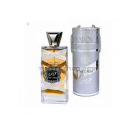 Луксозен арабски парфюм Oud Mood Silver от Lattafa 100ml мускус, дъбова дървесина, кехлибар - Ориент, снимка 4 - Унисекс парфюми - 39455152
