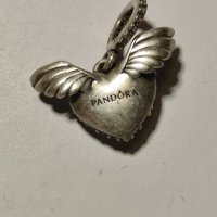 Сребърна висулка Пандора, снимка 2 - Колиета, медальони, синджири - 43481930
