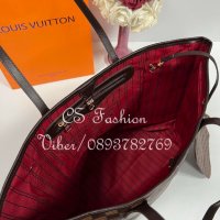 Кафява чанта Louis Vuitton Neverfull- VL1 , снимка 2 - Чанти - 37757083
