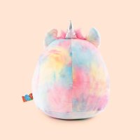 Плюшена мека играчка еднорог за бебета, 20 см, розово BARNSHENN SOULFUL EXPLORING, снимка 3 - Плюшени играчки - 43940273