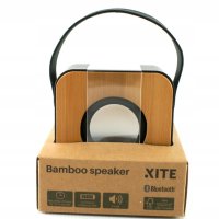 XITE BAMBOO SPEAKER портативна колонка черна 5 W, снимка 4 - Тонколони - 43685132