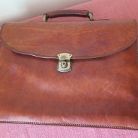 Vintage, Italy,кожена чанта за документи, бизнес чанта, снимка 7 - Чанти - 43396920