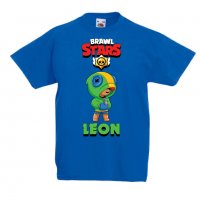 Детска тениска брол старс Leon Brawl Stars, снимка 1 - Детски тениски и потници - 32921025