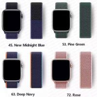 Текстилна Каишка Apple Watch 49mm 45mm 44mm 42mm 41mm 40mm 38mm, снимка 5 - Аксесоари за Apple - 35801481