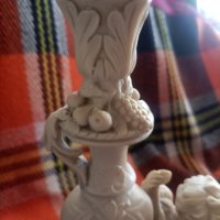 Рядка находка Реколта A.Santini-Италия Голяма скулптора от смола,Херувими с ваза Рококо Урна , снимка 9 - Антикварни и старинни предмети - 43373703