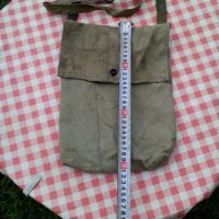 Стара брезентова чанта #5, снимка 4 - Антикварни и старинни предмети - 28731414
