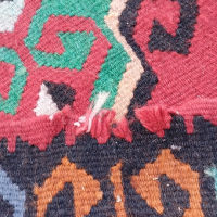 Ръчно тъкан Чипровски вълнен килим.Антика за ценители., снимка 12 - Килими - 44912501