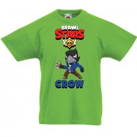 Детска тениска Crow Brawl Stars, снимка 5 - Детски тениски и потници - 32920286