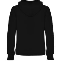 Нов дамски суичър в черен цвят с джоб тип кенгуру , снимка 2 - Суичъри - 44042026