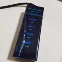 USB hub с четири порта USB 3 за компютър, снимка 3 - Други - 42950110