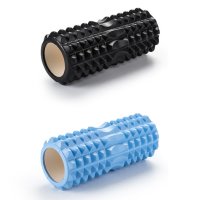 Големи Черни Фоумролер (таралеж) два размера 45x14 Foam roller, снимка 8 - Фитнес уреди - 40769251