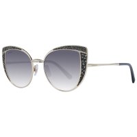 SWAROVSKI 🍊 Дамски слънчеви очила CAT EYE GOLD "BLACK CRYSTALS" нови с кутия, снимка 2 - Слънчеви и диоптрични очила - 40752546