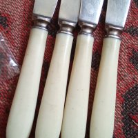 4 Ножчета стари СССР неръждавейка Кухненски ножчета за Масло 31956, снимка 5 - Прибори за хранене, готвене и сервиране - 38037496