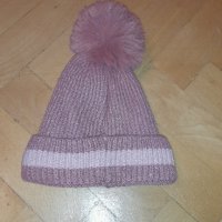 Зимна шапка за момиче 52 размер (2-4г.), снимка 3 - Шапки - 43142323