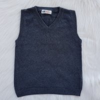 Пуловер без ръкав H&M 4-5 години, снимка 4 - Детски пуловери и жилетки - 38663397