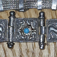 Сребърен възрожденски женски колан , снимка 2 - Антикварни и старинни предмети - 44846850