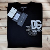 D&G Milano Мъжка тениска,бродирано лого, високо качество, heavy cotton, снимка 3 - Тениски - 44015655