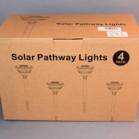 ECOWHO LED Соларни лампи за градина, 4 броя, снимка 9 - Соларни лампи - 43773742