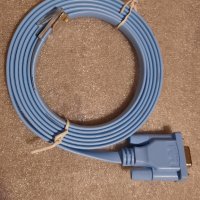 Cisco конзолен сериен кабел RJ45-DB9, снимка 4 - Рутери - 21362661