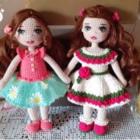 Плетена кукла, снимка 1 - Кукли - 40525063