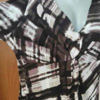 Цветна блуза с голяма еластичност❤🍀XL,2XL,3XL❤🍀арт.4266, снимка 2 - Туники - 36875377