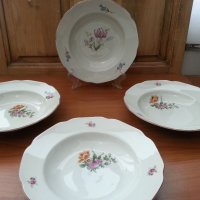 Стар български порцелан чинии , снимка 3 - Антикварни и старинни предмети - 33414006