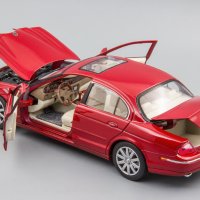 Jaguar S-Type 1999 - мащаб 1:18 на Welly модела е нов в кутия Ягуар, снимка 4 - Колекции - 44026065