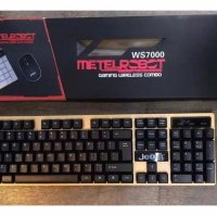 Комплект безжична геймърска клавиатура и мишка WS7000