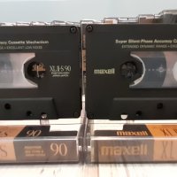 Лот от 18 бр хромни касети Maxell XLII S90 / S100 / S60, снимка 1 - Аудио касети - 43062430