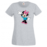 Дамска тениска Minnie Mouse 3 Подарък,Изненада,Рожден ден,, снимка 3 - Тениски - 36530727