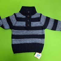 Английски детски пуловер , снимка 1 - Жилетки и елечета за бебе - 38960505