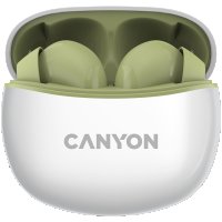 Безжични слушалки тапи, CANYON TWS-5, Зелен, SS301541, снимка 1 - Bluetooth слушалки - 39956723