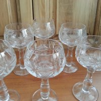 Кристални чаши , снимка 5 - Антикварни и старинни предмети - 37412500