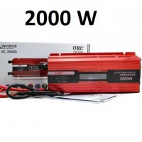 Инвертор UKC захранване 12 волта с дисплей 500/1000/2000 вата, снимка 4 - Аксесоари и консумативи - 36837880
