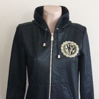 VERSACE Jeans Couture Womens Hoodie Size S /XS ОРИГИНАЛ! Дамски Суичер Тип Яке!, снимка 1 - Спортни екипи - 33116828