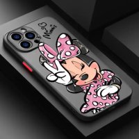 Кейс Iphone 15 Pro Karl Lagerfeld и Minnie Mouse с безплатен протектор, снимка 2 - Калъфи, кейсове - 43733306