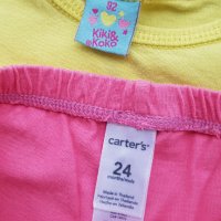 Тениска Еднорог и къси панталони Carter's - 2 години, снимка 2 - Комплекти за бебе - 33242276