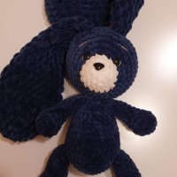 Плетено зайче , снимка 4 - Плюшени играчки - 36767607