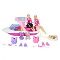 Голям Детски кораб с две кукли Барби и аксесоари, снимка 1 - Кукли - 39131393