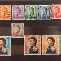 Хонг Конг 1962 г. 11 бр.марки, снимка 1 - Филателия - 37234007