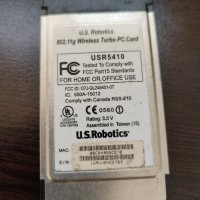 Адаптер USR805410 802.11g Wireless Turbo PC Card, снимка 3 - Мрежови адаптери - 39222129