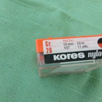 Kores Nylon 13mm x 10m за пишеща машина, снимка 3 - Други ценни предмети - 37374769