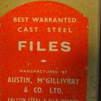 пила за метал триъгълна 150-215mm Austin McGillivray&CO steel files, снимка 4 - Други инструменти - 40143268