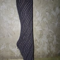Нов чорапогащник с диагонални зигзагообразни ивици с брокат , снимка 8 - Бельо - 39654154