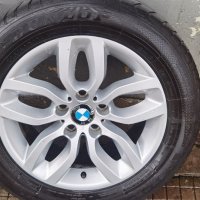 4бр. Оригинални алуминиеви джанти 17 цола за BMW X1 X3 X4 със гуми 225/60/17 , снимка 5 - Гуми и джанти - 39336257