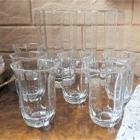 Красиви осмоъгълни чаши от едно време, снимка 1 - Антикварни и старинни предмети - 37666012