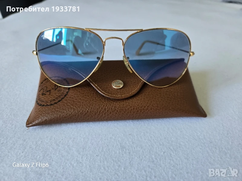 Слънчеви очила Ray - Ban Aviator Large Metal ORB 3025 001/3F Златист , снимка 1